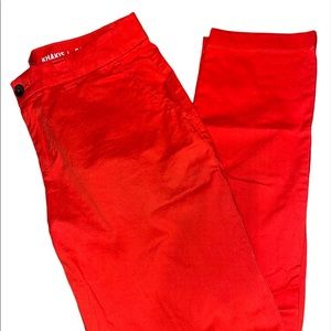 Red Khakis by Gap